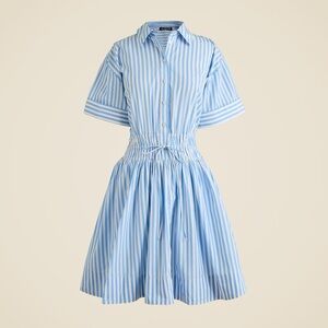 JCrew NWT Elena striped mini shirt-dress